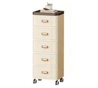 3/4/5 Drawer Storage Trolley, Storage Cart Plastic Drawer Storage Cabinet Rolling Cart With Wheels For Bedroom Living Room(C)