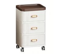 3/4/5 Drawers Storage Trolley, Storage Drawer Unit With Wheels, Utility Rolling Storage Cart For Home Office Classroom(A)