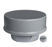 3"4"5" Roof Vent Cap, 304 Stainless Steel, Dryer vent cover Prevent Air Back Flow from Gust, air vents covers, exhaust fan for Outdoor Ventilation System, HVAC Ducting(Gray,120mm/4.7inch)