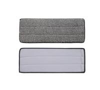 3/4/5pcs Flat Mop Replacement Pads Head Microfiber Cloth Squeeze Rags Wring Cleaning Tools Spray for Washing Floors Home Wipe(32X10cm Single Side,3PCS)