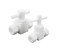 3 4 6 8 10 12 14 16-25mm 1/8" 1/4" 3/8" 1/2" 3/4" 1" OD Tube PTFE Compression Union Needle Valve Crane Shut Off Ball Valve Lab(14mm)