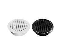 3" 4" 6" 8" Stainless Steel Vent Cover, Round Soffit Vents, Wall Ceiling Vent Cover with Mesh Screen for Bathroom, Dryer(Black,80mm/3.15in)