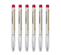 3/4/6Pcs 20mm Long Head Marker Woodworking Marker Water Resistant Long Nose for Mark Hard to Reach Places Quick Dry Markers