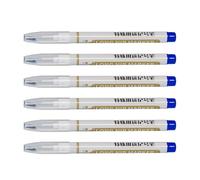 3/4/6Pcs Water Resistant Long Tip Marker 20mm Long Tip Carpenter Marker Woodworking for Metal Wood Glass Ceramics Note Taking Pen