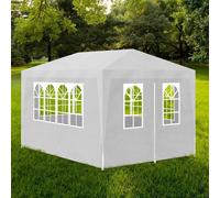 vidaXL Party Tent 3x4m with 4 Walls White Patio Garden Gazebo Marquee Pavilion