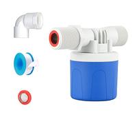 3/4" Automatic Float Valve Water Level Control, Auto Fill Shut Off Water Float Valve for Water Tanks, Fountains, Swimming Pools, Aquarium, Livestock Tanks (Side Water Inlet)