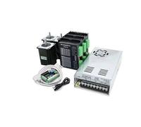 3 & 4 Axis CNC Nema 23 2.2N 82mm Stepper Motor Driver TB6600 DM542 DM556 USB LPT mach3 Driver + 350W 36V Power Supply (3Sets With DB25 Card,TB6600 Driver)