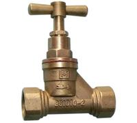 3/4" Brass Female Thread Stopcock (Known as Mains Water Stopcock/Water Mains Stopcock/Water Stopcock/Brass Stop tap/Water Main Stopcock Also Available in 1/2 Inch and 1 Inch BSP)