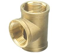 3/4" Brass Female Threaded Tee
