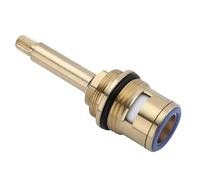 3/4" Brass Shower Bath Cartridge Replacement Valve,Quarter Turn Ceramic tap Valve core Accessories,for Kitchens Bathrooms Washrooms(Open counterclockwise)