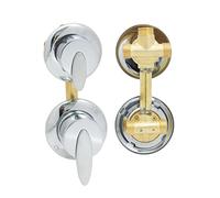 3/4" Brass Shower Mixer Valve Faucet - Hot & Cold G1/2 Diverter Control, Concealed Switch, Ceramic Cartridge, 3-Way Thread Accessories for Bathroom Shower System