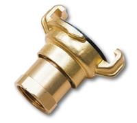 3/4" Bsp Female Brass Swivel Geka Claw Hose Adapter Threaded Outlet