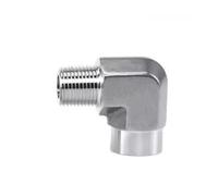 3/4" BSP Female-Male Elbow 304 Stainless Steel High Pressure Forging Pipe Fitting Adapter