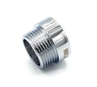 3/4" BSP Pipe Thread Extension Female x Male Chrome Brass - 10mm Long