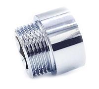 3/4" BSP Pipe Thread Extension Female x Male Chrome Brass - 15mm Long