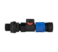 3/4" Bsp Water Butt Connector Kit With Quick-Connect Valve And Female Hose Connector