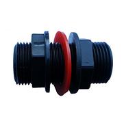 (3/4" BSP) Water Butt/rain Barrel/Storage Tank Outlet Adaptor (Requires a 26mm Hole) (Multi Size Listing)