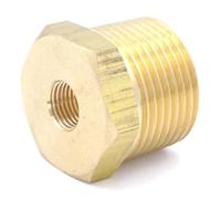 3/4" BSPT Male x 1/8" NPT Female Reducing Bushing Brass Pipe Fitting Connector Adapter YZWRWRMKTB
