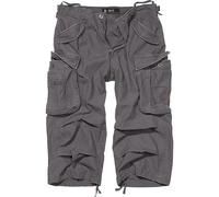 Brandit Industry 3/4 Shorts, black-grey, size M for Men