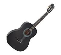 3/4 Classical Guitar, Black, by Gear4music