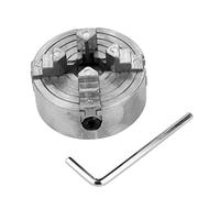 3/4 Claw Mini Chuck Metal Four-jaw Lathe Chuck Clamp Wood Lathe Tool Self-Centering Set Parts DIY Metal Wood T (Color : 4-Jaw Size : Small) (4 jaw)