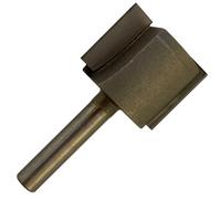 3/4" Cut x 1/4" Shank TCT Tipped 2 Flute Straight Router Cutter Bit | 19.1mm Cutting Diameter x 6.35mm Shank Carbide Tipped Router Bit, Compatible With Makita Trend Festool Hikoki Router Etc