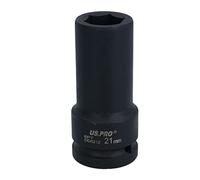 3/4" Drive 21mm Deep Metric MM Impact Impacted Socket 6 Sided Single Hex