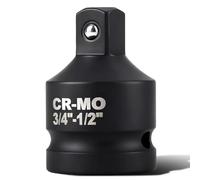 3/4 f to 1/2 m Socket Adapter,Impact Socket Adapter and Reducer,Cr-Mo Impact Wrench Converter with Square Drive Wrench,Impact Driver Conversions Adapters for Drill,Ratchet Drive