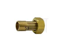 3/4" Female to 1/2" Male Lengthen Brass Union Pipe Fitting Water Gas Oil for Water Meter