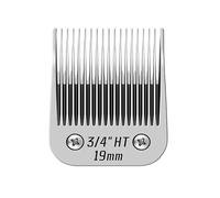 3/4 HT Ceramic Blade for Pet Hair Trimmer Detachable and Precise Fit,Compatible for Andis,Compatible for Oster，A5 KM Series Dog Clippers(1pcs-34 HT-19mm)