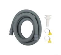 3/4 Inch Bilge Hose Marine Boat Bilge Pump Installation Kit with 3/4 ID Pump Discharge Hose, Nylon Thru Hull Fitting, Stainless Steel Hose Clamps for Boat