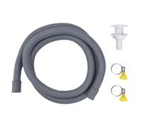 3/4 Inch Bilge Pump Installation Kit with Long Hose, Stainless Steel Clamps and Nylon Thru-Hull Fitting, Compatible with All 3/4 Inch Outlet Bilge Pumps for Boats Plumbing and Ventilation Systems