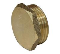 3/4" Inch BSP Brass Pipe Screw Male Hex Blanking Plug Tube Ending Cap