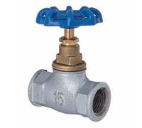 3/4" Inch BSP Inline Straight Run Cast Iron Screw Valve Water Flow Regulator