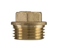 3/4" inch BSP Thread Brass Pipe Screw Hex Male Blanking Plug Tube End Cap