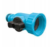 3/4 Inch Bsp Thread Garden Tap Connector Quick With Control Shut Valve Cellfast 52-216