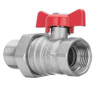 3/4 inch BSP Water Valve Female x Male with Flare Nut Butterfly Handle