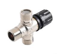 3/4 Inch Dn20 Thermostatic Mixing Valve for Solar Heater Copper Tmv Having 35 Through 55c Control Fail-Safe Anti-Scald Shower Bath Valve Connection