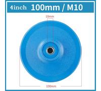 3/4 Inch Sanding Disc Backing Pad for M10/M14 Sanders, Self-Adhesive Polishing Disc with Hook and Loop, 75 mm 100 mm Compatible with Angle Grinders and Polishers, Blue Black
