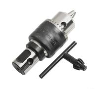 3/4 Inch Shank Adapter for Magnetic Drill Chuck B16 Taper Thread Connection Accessory for Weldon and General Shanks with Chuck Key (1)