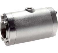 3/4 inch Stainless Steel Pneumatic Pinch Valve With Rubber Sleeve - Abrasion Resistant
