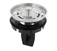 3.4 inch Stainless Steel Sink Drain Cover, Garbage Disposer Strainer Stainless Steel Plug,Rust Resistant Sink Strainer Basket for Moen for Waste King for Whirlaway for GE Disposer (86mm)