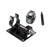3/4 Jaw Lathe Chuck Self-Centering Mini Collet Accessory - 50mm, 65mm, 80mm Seat Stand Holder