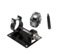 3/4 Jaw Lathe Chuck Self-Centering Mini Collet Accessory - 50mm, 65mm, 80mm Seat Stand Holder