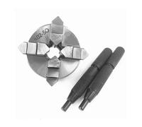 3/4 Jaw Wood Lathe Chuck with M14*1 Thread for DIY Woodworking - K01-50 K01-63 K02-50 K02-63 1(K02-50)