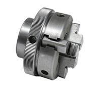 3/4 Jaws Steel Wood Lathe Chuck Woodworking Hand Chuck 65mm 50mm 80mm M14 M25 Self-Centering Lathe Tool(50 3 Jaw)