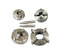 3-4 Jaws Wood Lathe Chuck 50-125mm Manual Chuck Self-Centering DIY Wood Lathe CNC Router Engraver Machine Rotary Axis Part (Color : 65mm-3-Jaw)