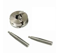3/4 Jaws Wood Lathe Chuck 50/65/80/90/125mm Manual Chuck Self-Centering Metal Wood Lathe Tools(65mm-3Jaw)