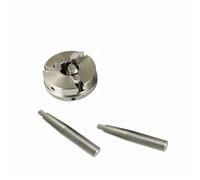 3/4 Jaws Wood Lathe Chuck 50/65/80/90/125mm Manual Chuck Self-Centering Metal Wood Lathe Tools(90mm-3-Jaw)