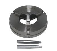 3/4 Jaws Wood Lathe Chuck Self-Centering Manual 50/65/80/90/125mm for W/Mounting Bolts(125mm-3-Jaw)